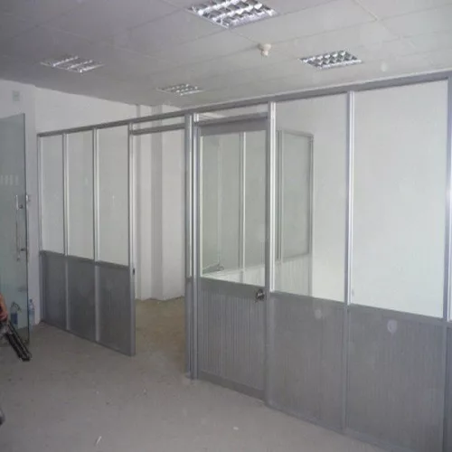 mẫu vách ngăn nhôm kính liền cửa giá rẻ nhất