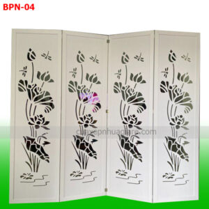bình phong nhựa hoa sen BPN-04