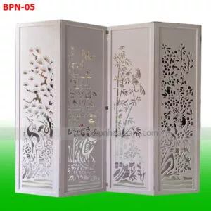 bình phong nhựa tứ quý 4 mùa BPN-05